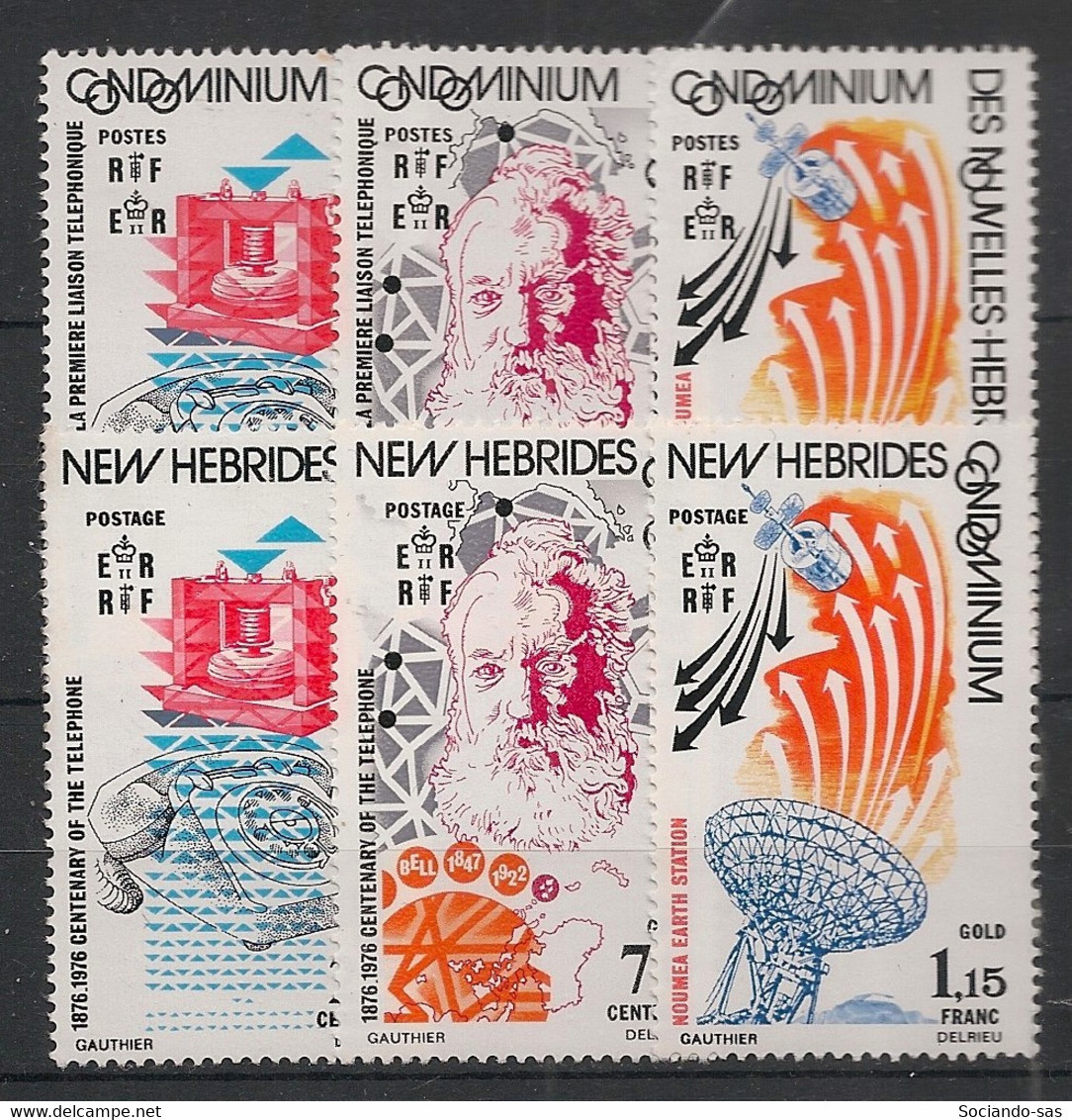 NOUVELLES HEBRIDES - 1976 - N°YT. 426 à 431 - Série Complète - Neuf Luxe ** / MNH / Postfrisch - Nuevos