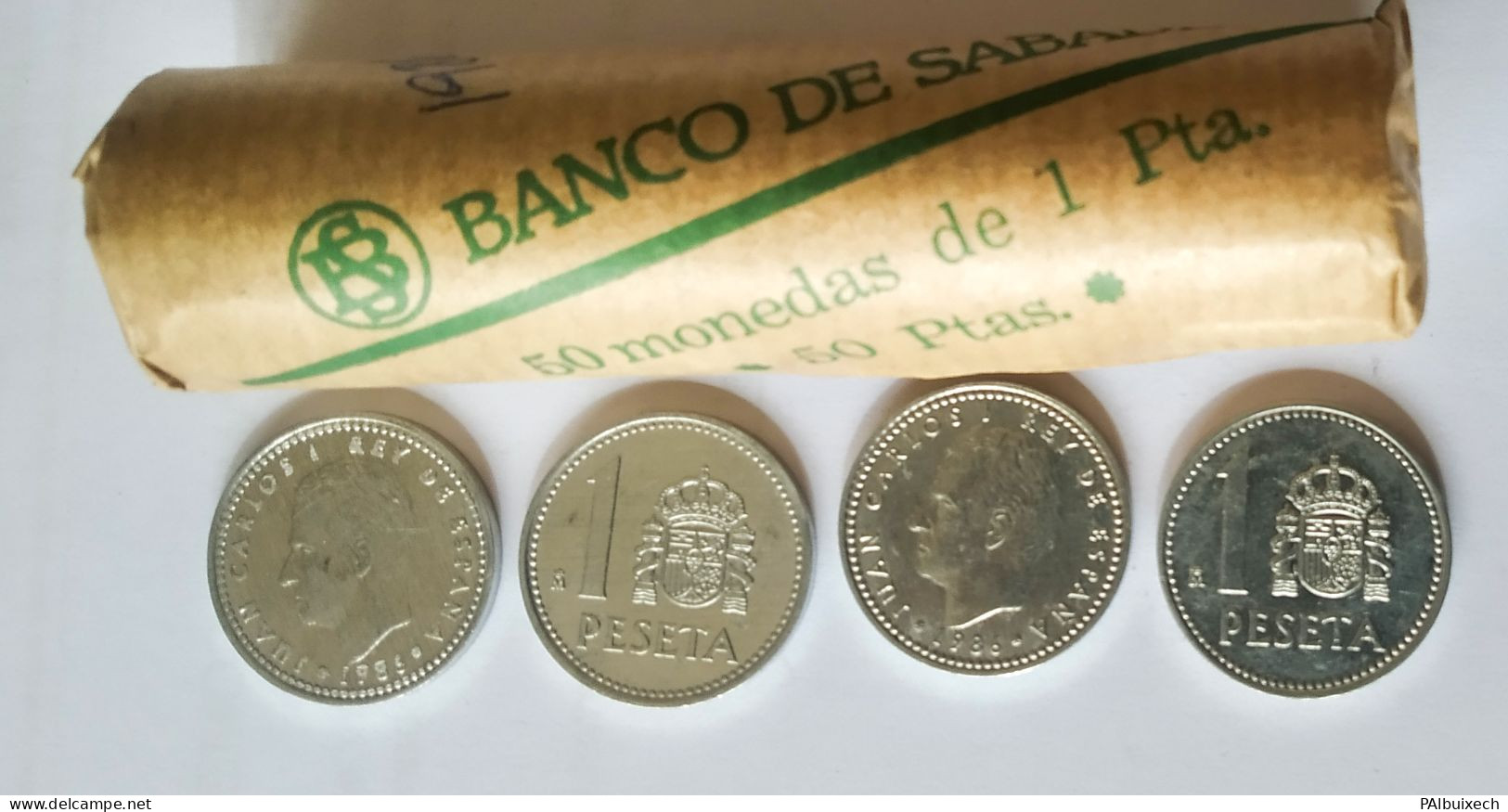 Lote De 100 Monedas Juan Carlos De 1 Peseta - Andere & Zonder Classificatie