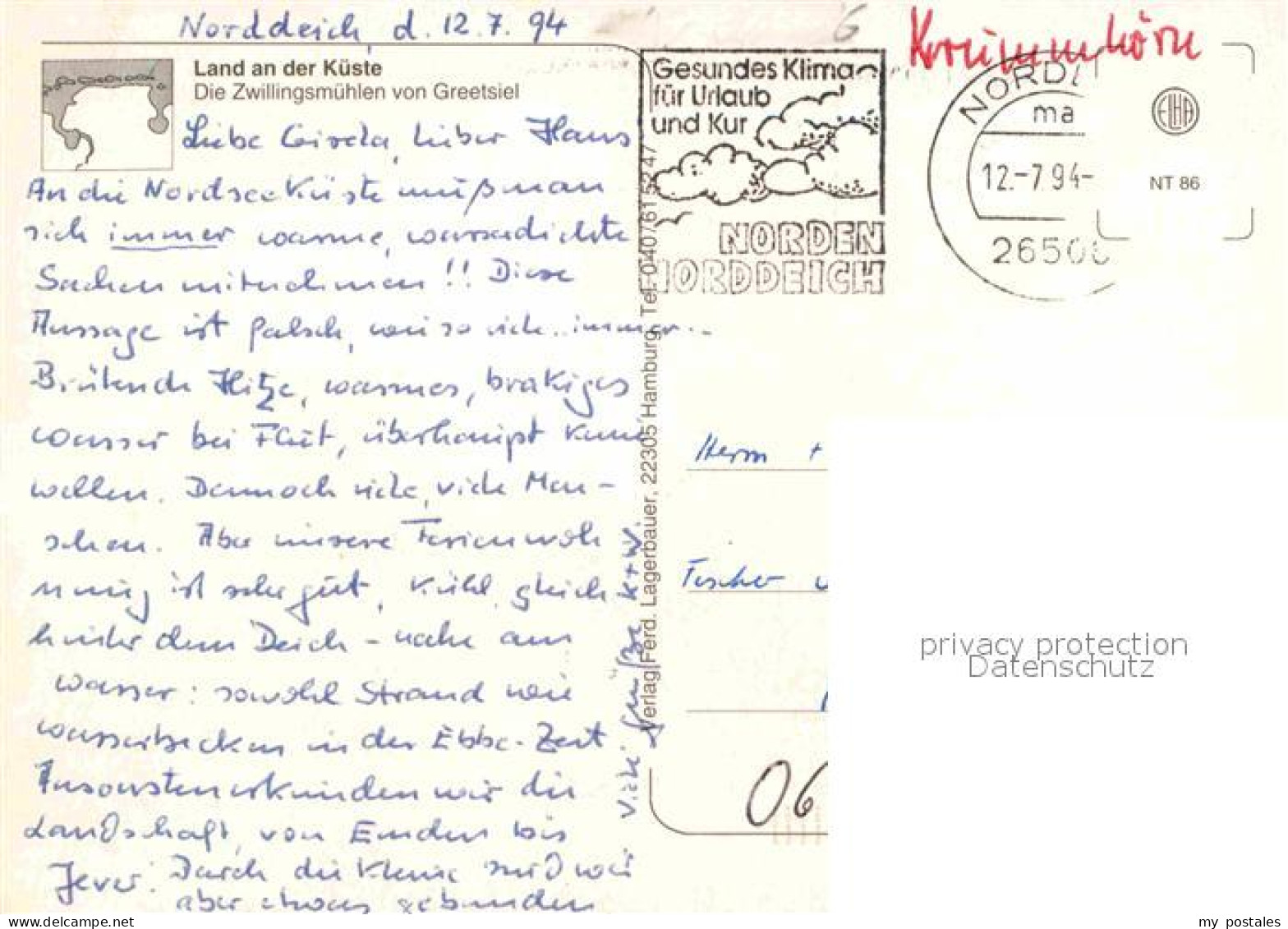 72765367 Greetsiel Zwillingsmuehlen Krummhoern - Krummhoern