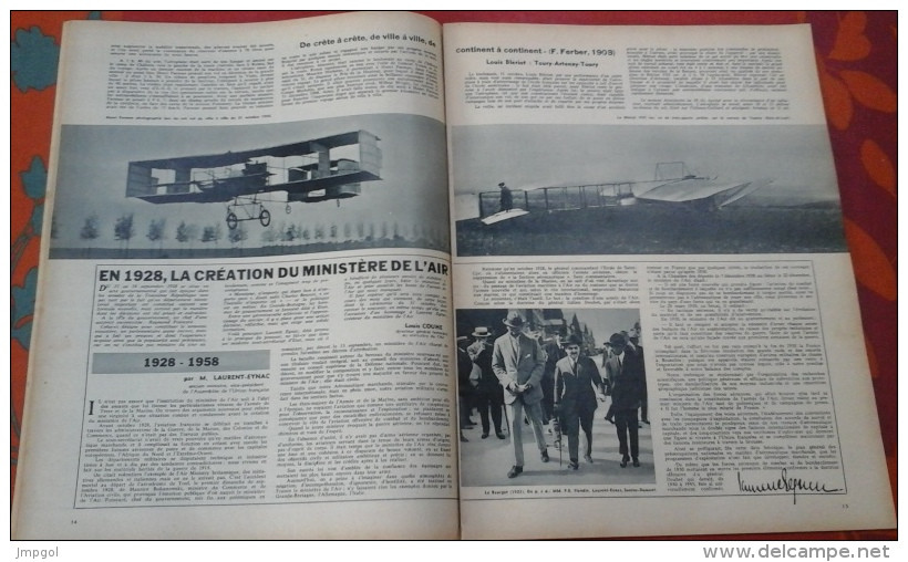 Aviation Magazine N° 262 1 Novembre 1958 Armée De L'air Ecole De Rochefort 100 Ans Photographie Aérienne - Luftfahrt & Flugwesen