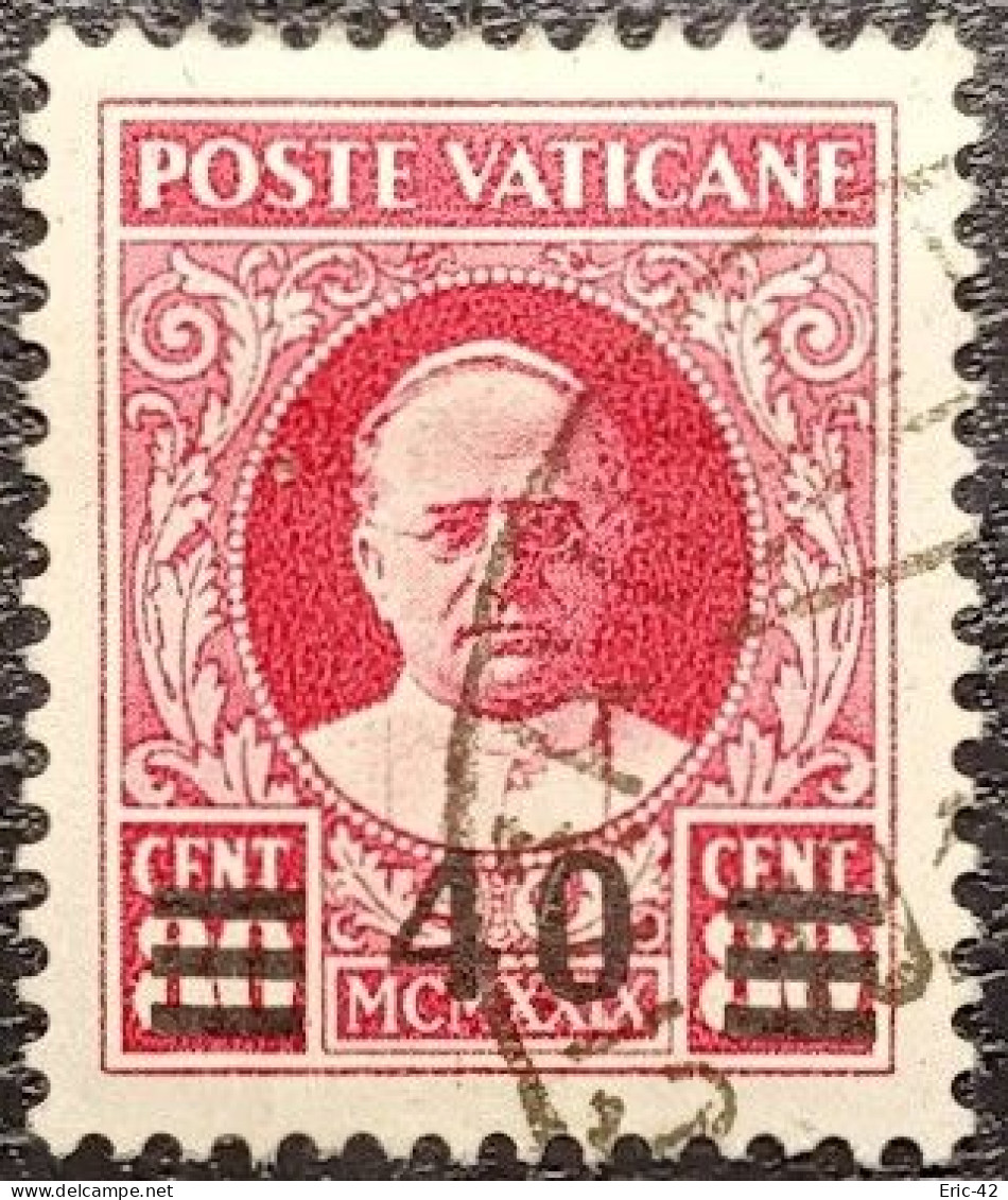 VATICAN. Y&T N°60. USED. - Oblitérés