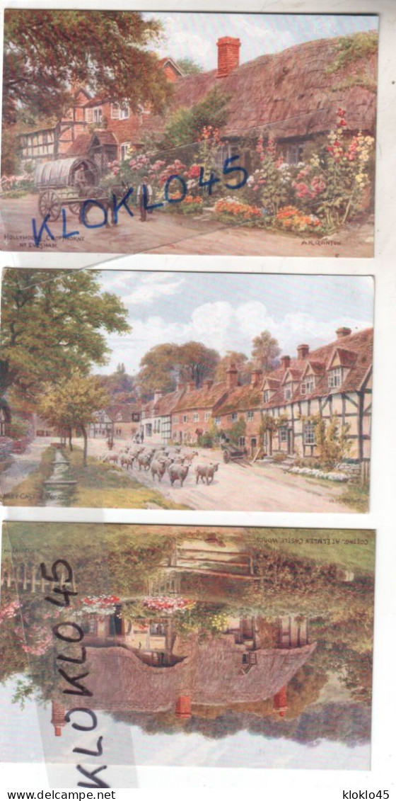 Angleterre - SIX VIEW POST CARDS OF WORCESTER COTTAGES - Published J. SALMON LTD. SEVENOAKS - CPA - Worcester