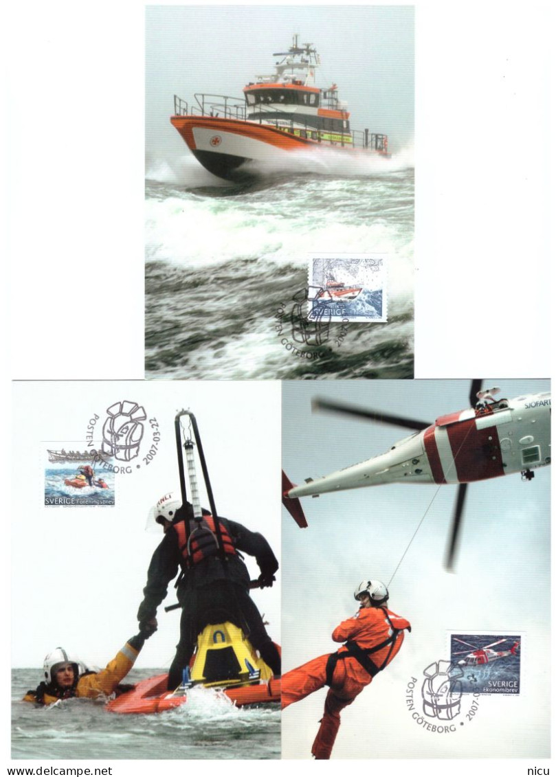 2007 - SEA RESCUE SOCIETY - 100 AYEARS - Maximumkarten (MC)