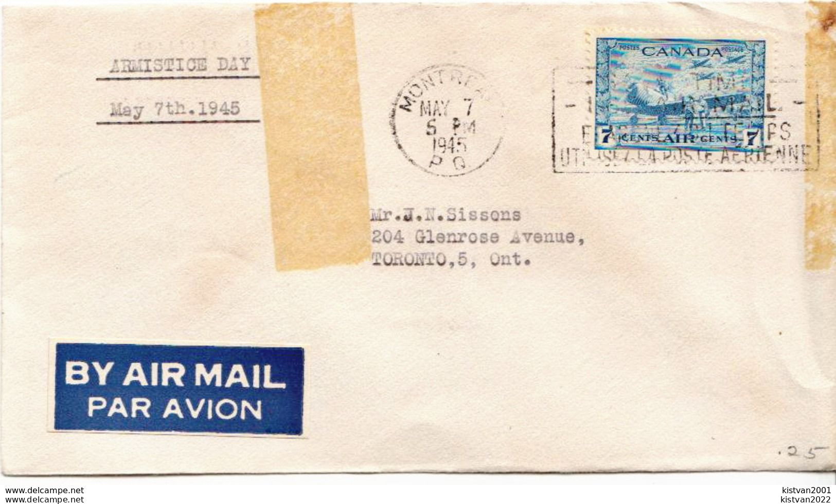 Postal History: Canada Cover - Briefe U. Dokumente