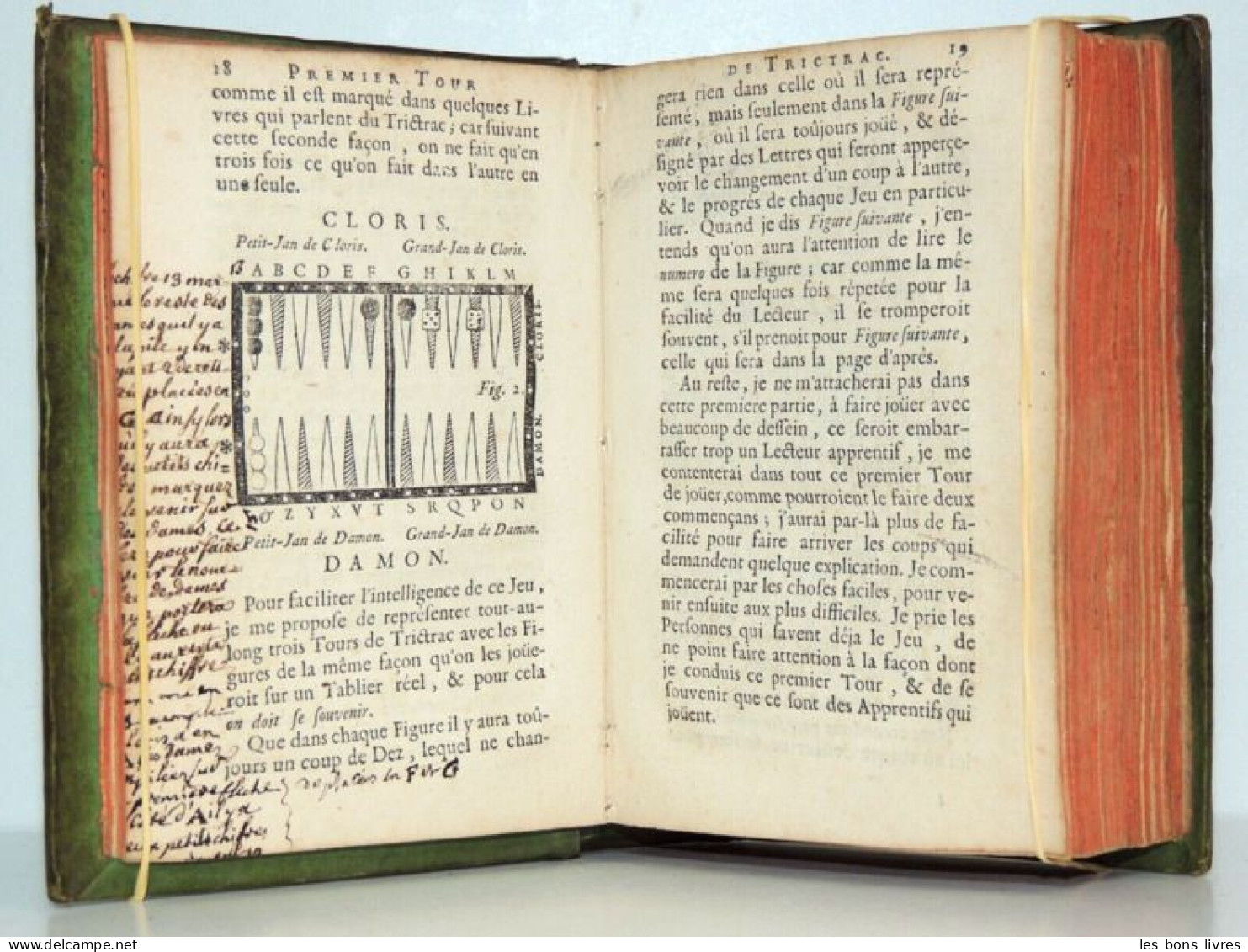 1756. Jeux. Le grand Trictrac ou Méthode facile pour apprendre. l’Abbé *** Rare