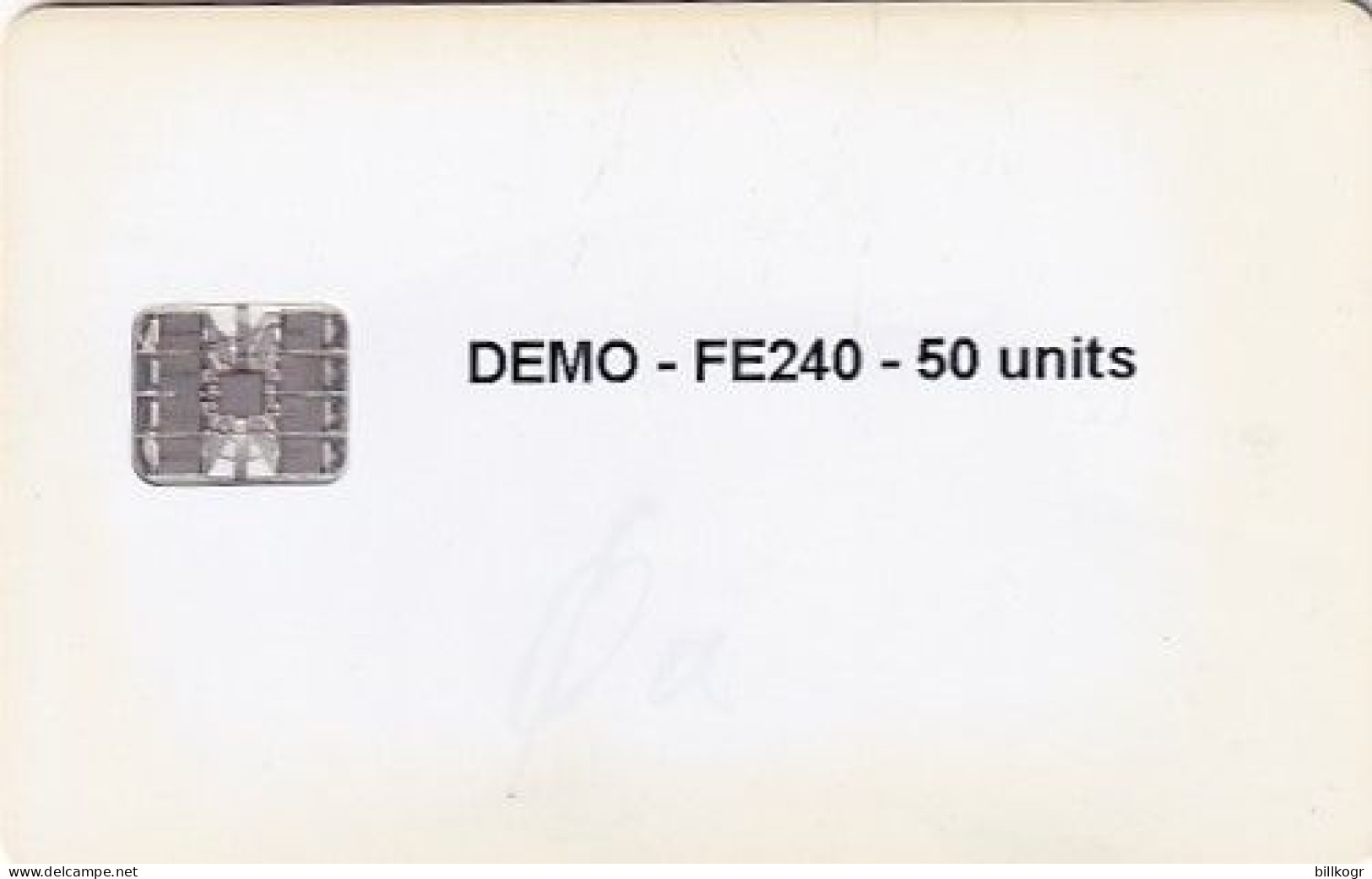 FRANCE - Schlumberger Demo Card, FE240(50 Units) - Sonstige & Ohne Zuordnung