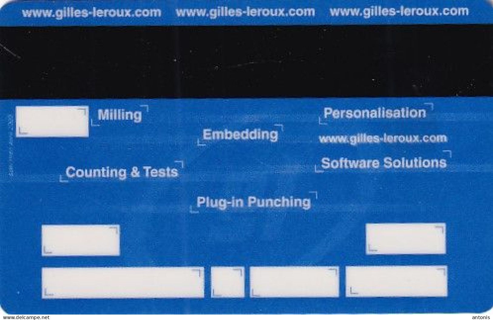 FRANCE - Gilles Leroux Demo Card - Other & Unclassified