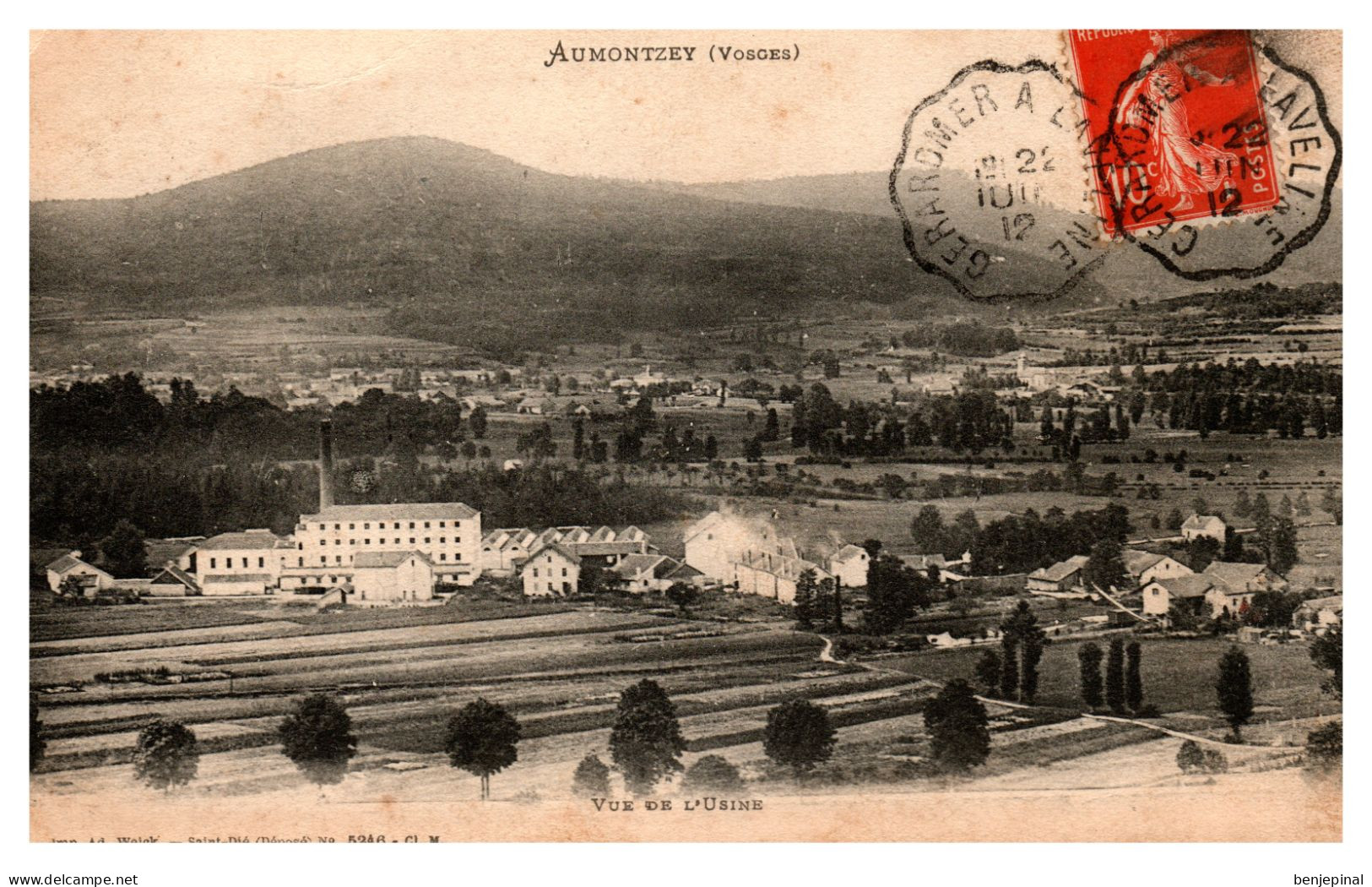 Aumontzey - Vue De L'Usine - Granges Sur Vologne