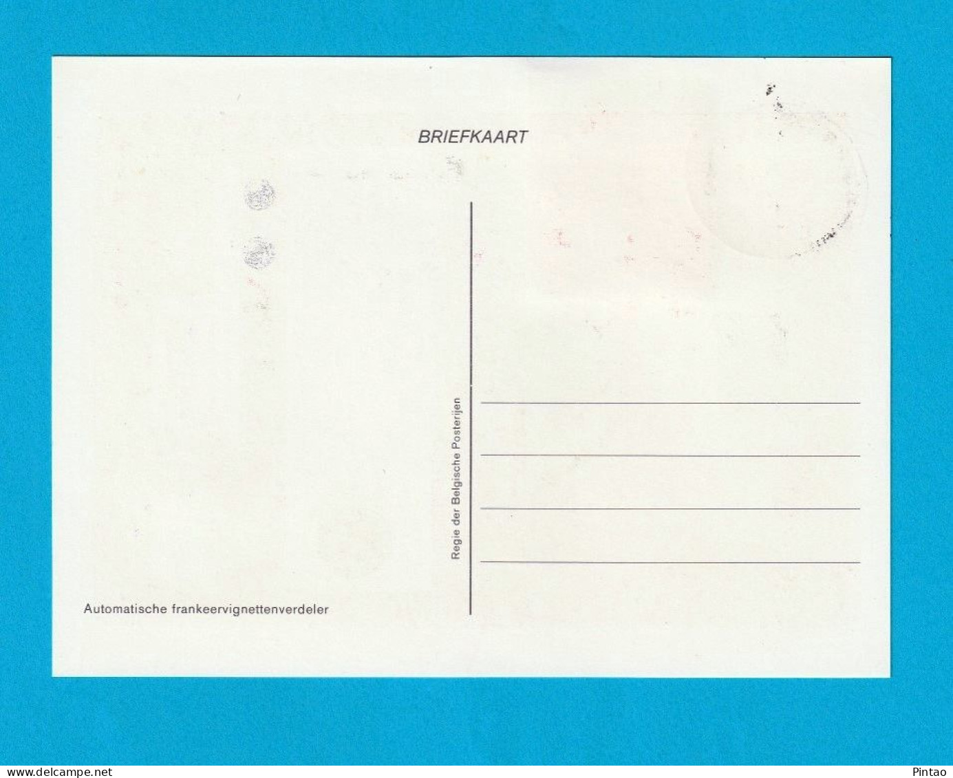 PCM0248- BÉLGICA 1984- POSTAL MÁXIMO (ETIQUETAS ATM)_ 2020 Antwerpen 2 - Briefe U. Dokumente