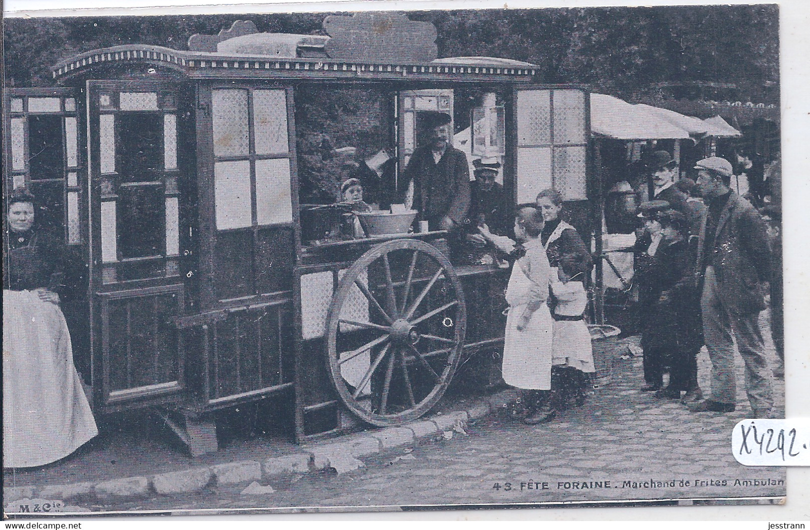 FETE FORAINE- MARCHAND DE FRITES AMBULANT - Marchands Ambulants