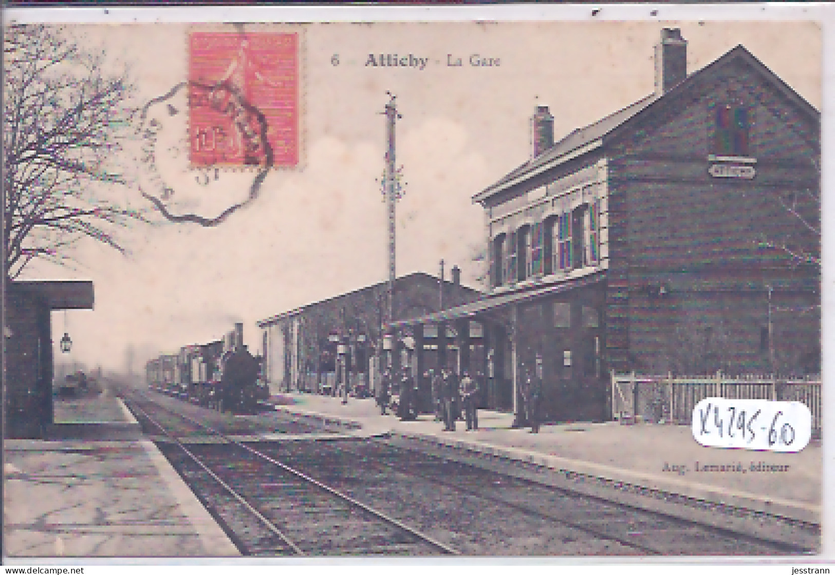 ATTICHY- LA GARE- LE TRAIN - Attichy