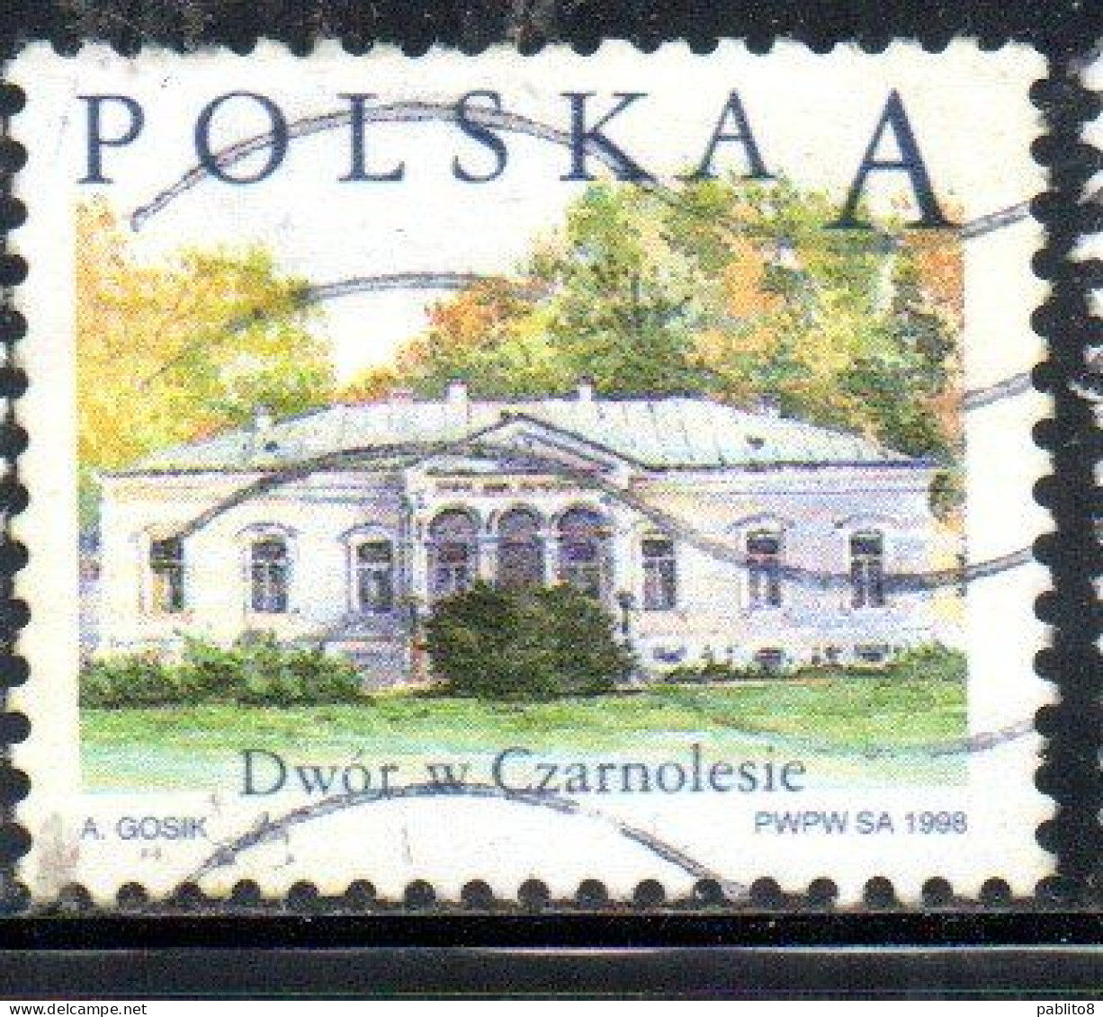 POLONIA POLAND POLSKA 1998 POLISH COUNTRY ESTATES CZARNOLESIE A USED USATO OBLITERE' - Oblitérés