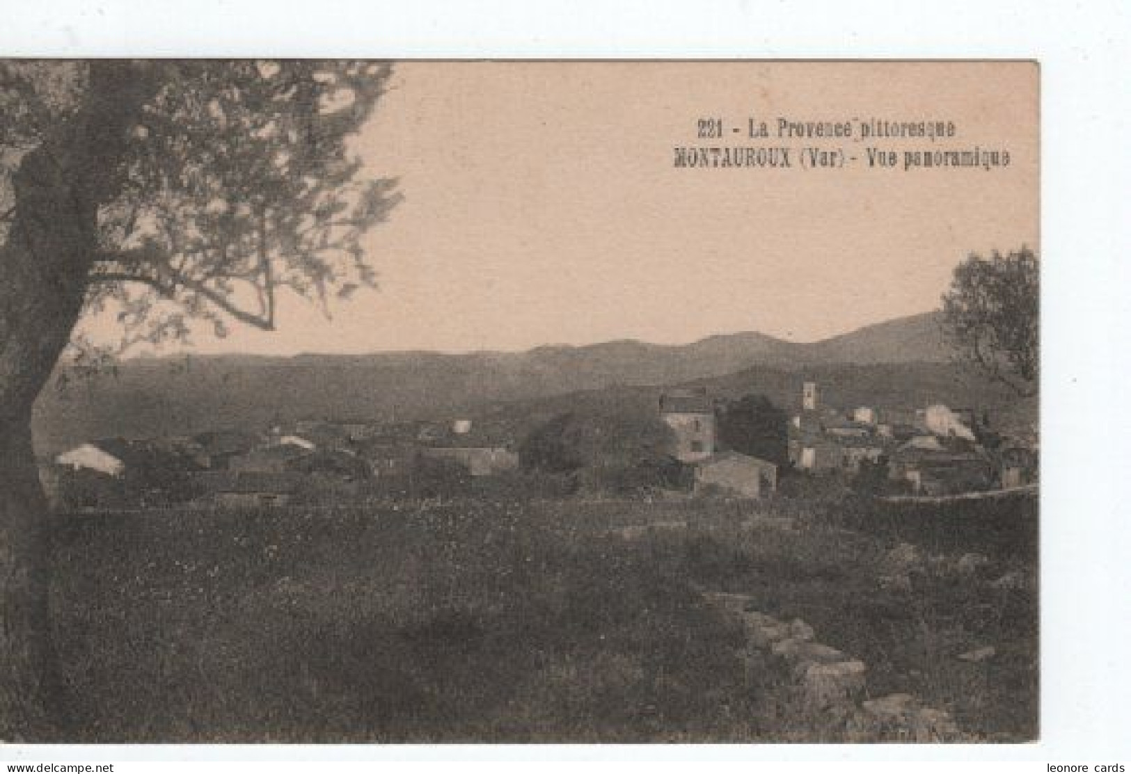 Cpa.83.Montauroux.Vue Panoramique.1933 - Montauroux