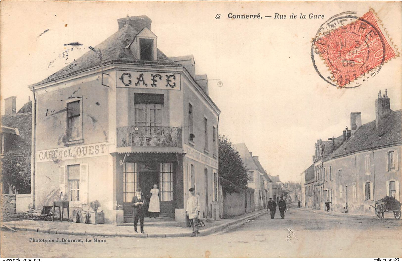 72-CONNRRE- RUE DE LA GARE - Connerre