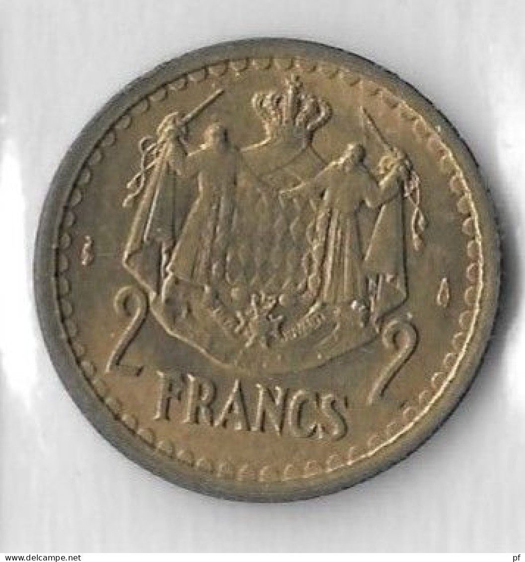 1 Fr + 2 Fr 1945 (Al-Br) - 1922-1949 Louis II