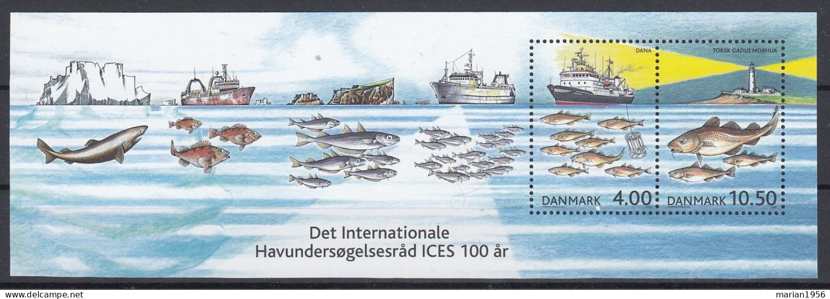 Denmark 2002 - POISSONS,PECHE,BATEAUX De PECHE - MNH - Andere(Zee)