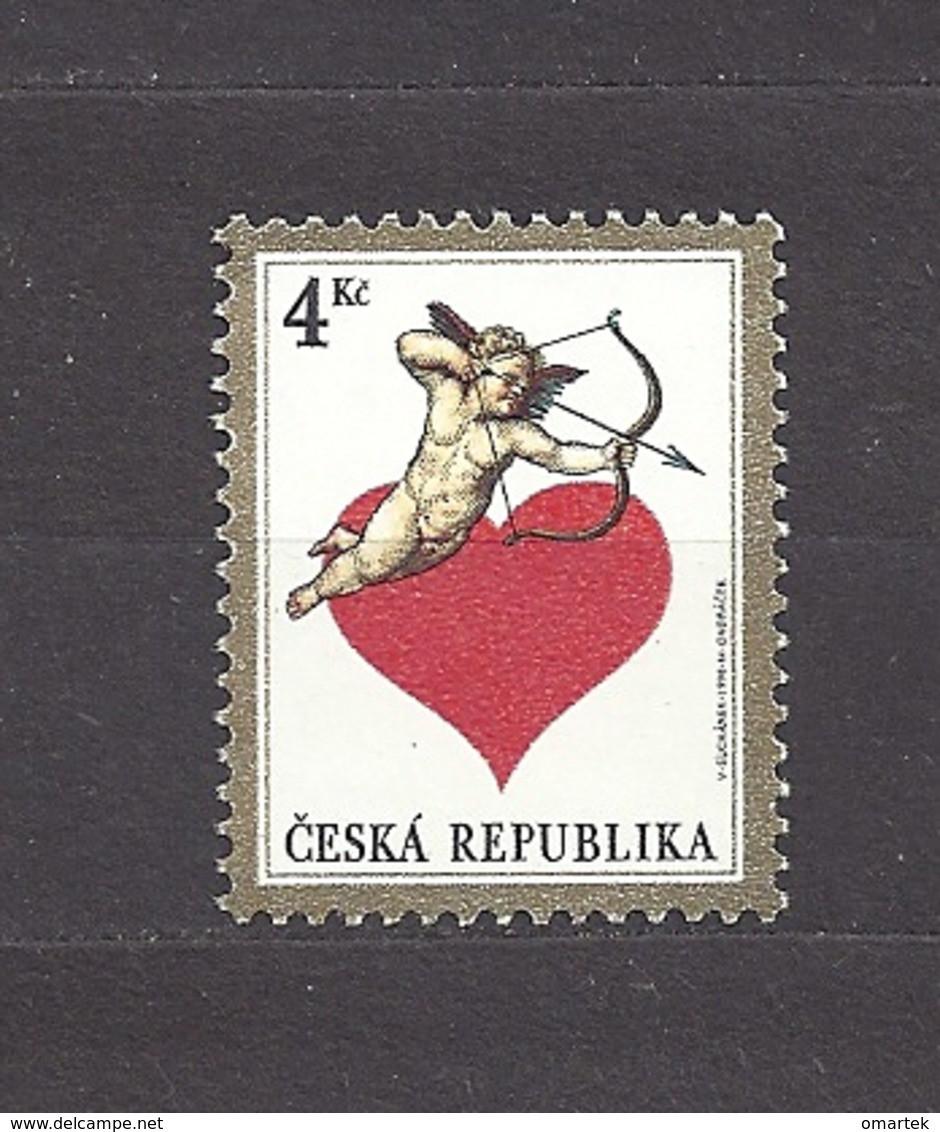 Czech Republic Tschechische Republik 1998 MNH ** Mi 168 Sc 3034 Grussmarke. Love. - Neufs