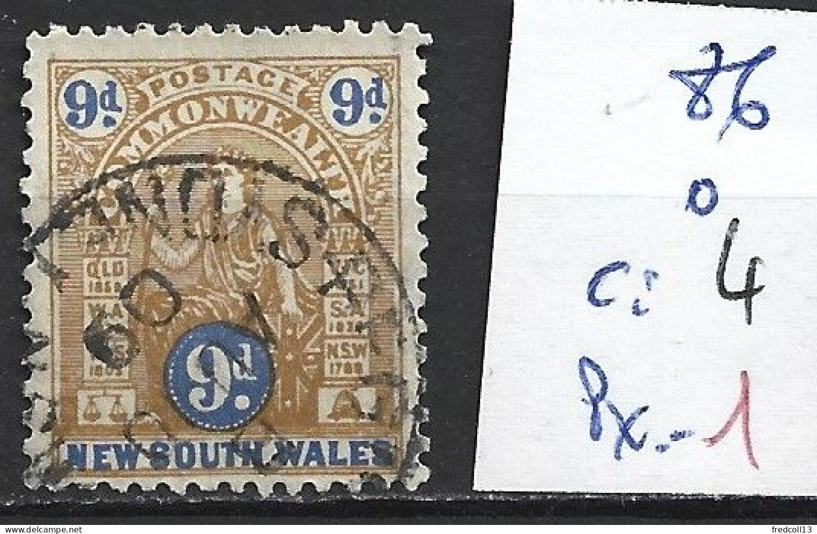 NEW SOUTH WALES 86 Oblitéré Côte 4 € - Gebraucht