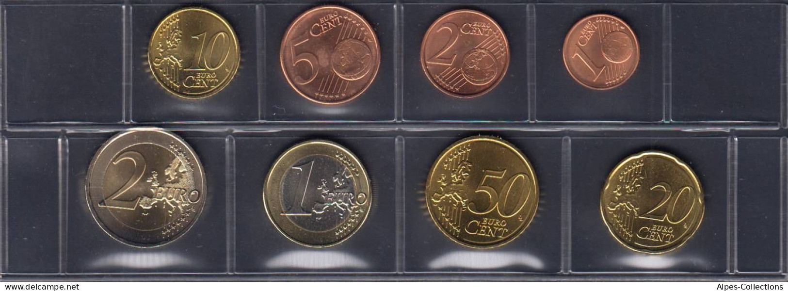 AUX2008.2 - SERIE AUTRICHE - 2008 - 1 Cent à 2 Euros - Austria