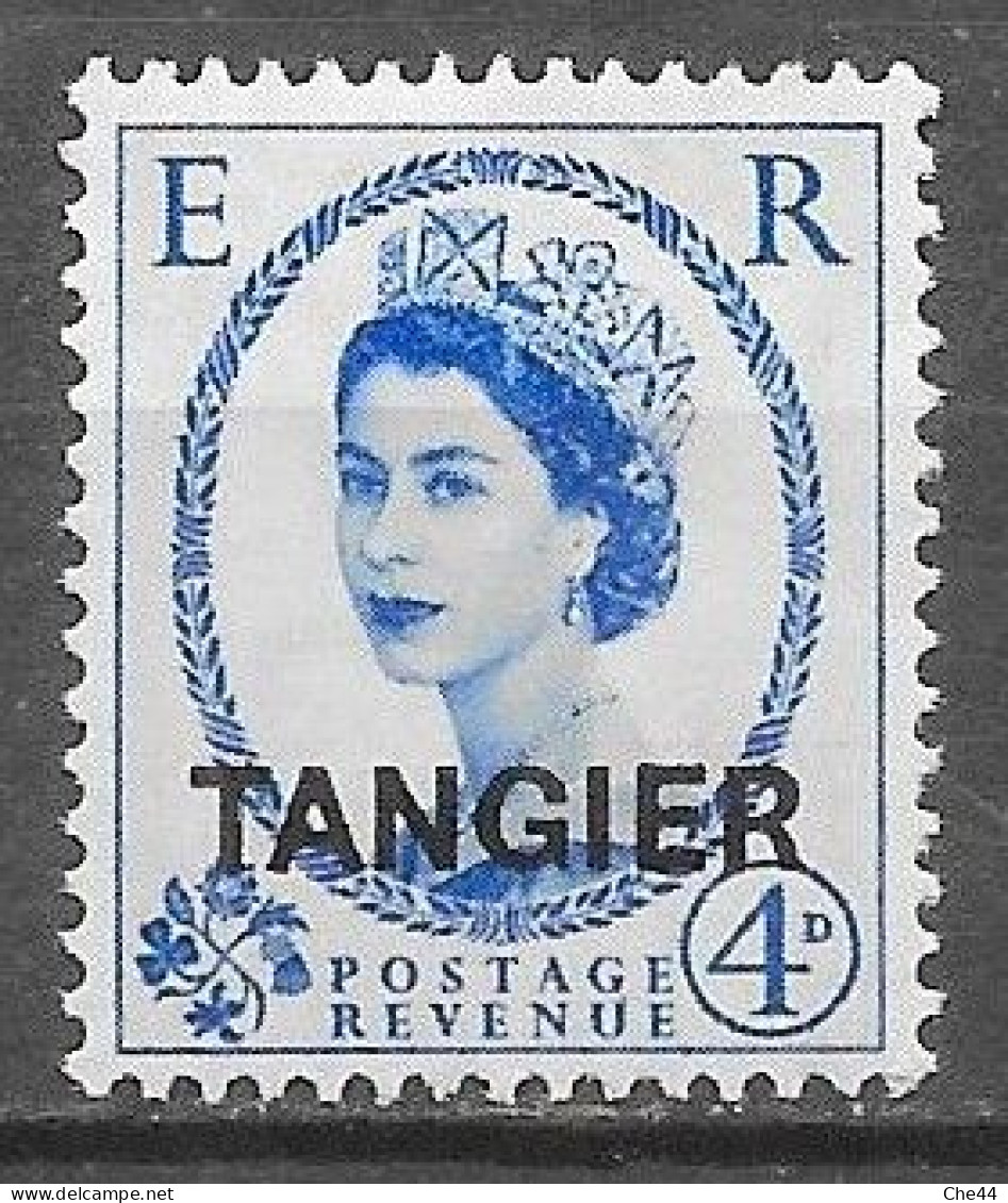 Bureaux Anglais : Tanger : Elisabeth II : N°61A Chez YT. - Postämter In Marokko/Tanger (...-1958)