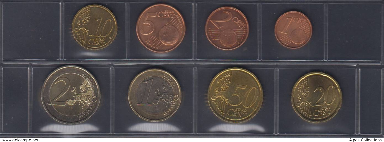 PBX2007.2 - SERIE PAYS-BAS - 2007 - 1 Cent à 2 Euros - Paesi Bassi