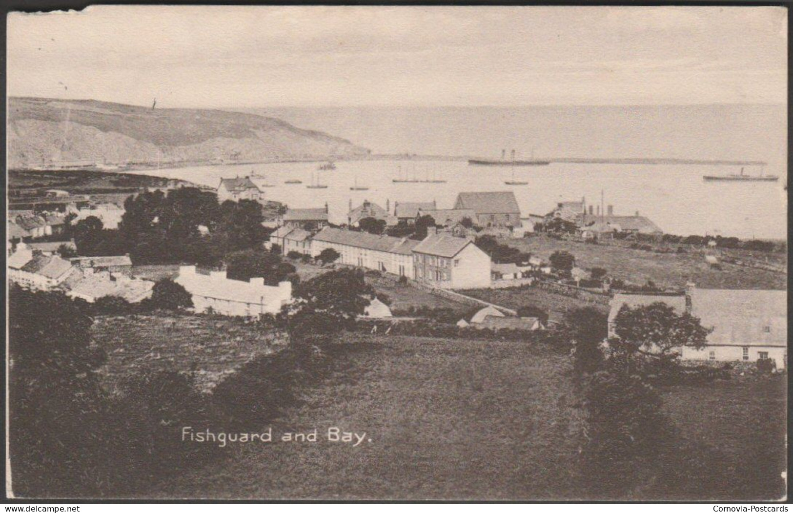 Fishguard and Bay, Pembrokeshire, c.1910s - Postcard