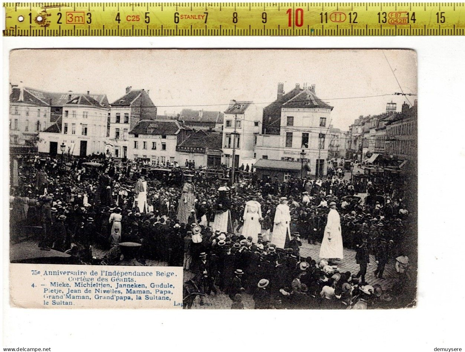 67710 - ANNIVERSAIRE DE  L INDEPENDANCE BELGE CORTEGE DES GEANTS - Festivals, Events