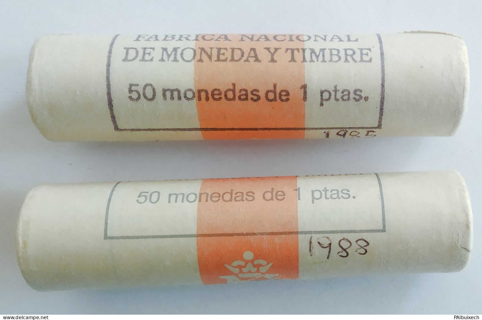 Lote De 100 Monedas Juan Carlos De 1 Peseta S/C (Bº De España) - Autres & Non Classés