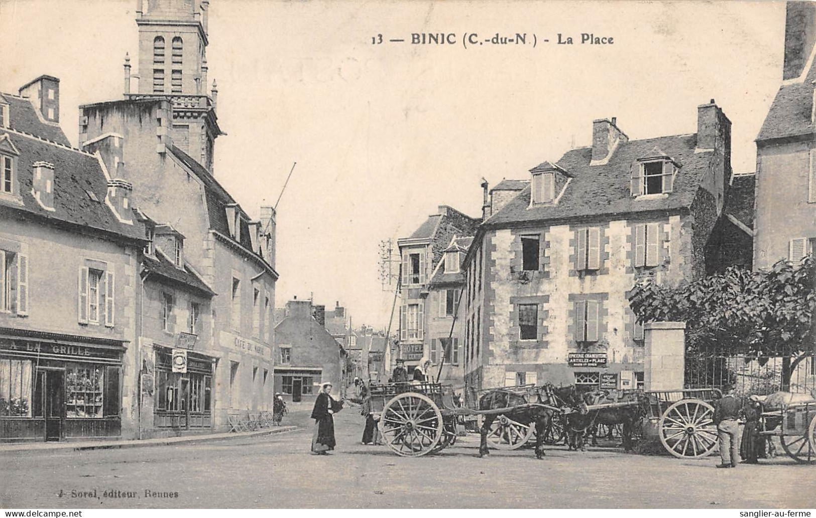 CPA 22 BINIC / LA PLACE - Binic