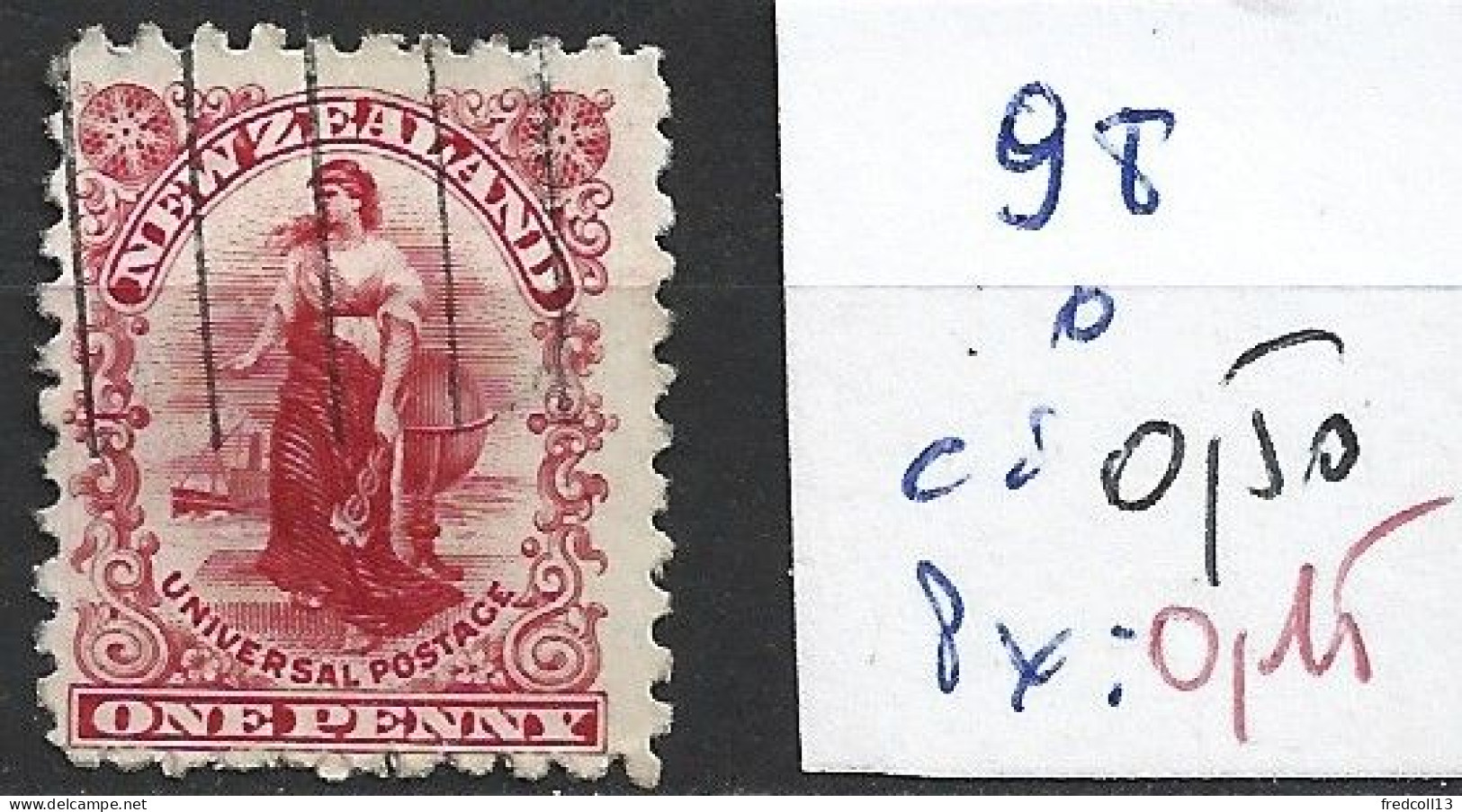 NOUVELLE-ZELANDE 98 Oblitéré Côte 0.50 € - Used Stamps