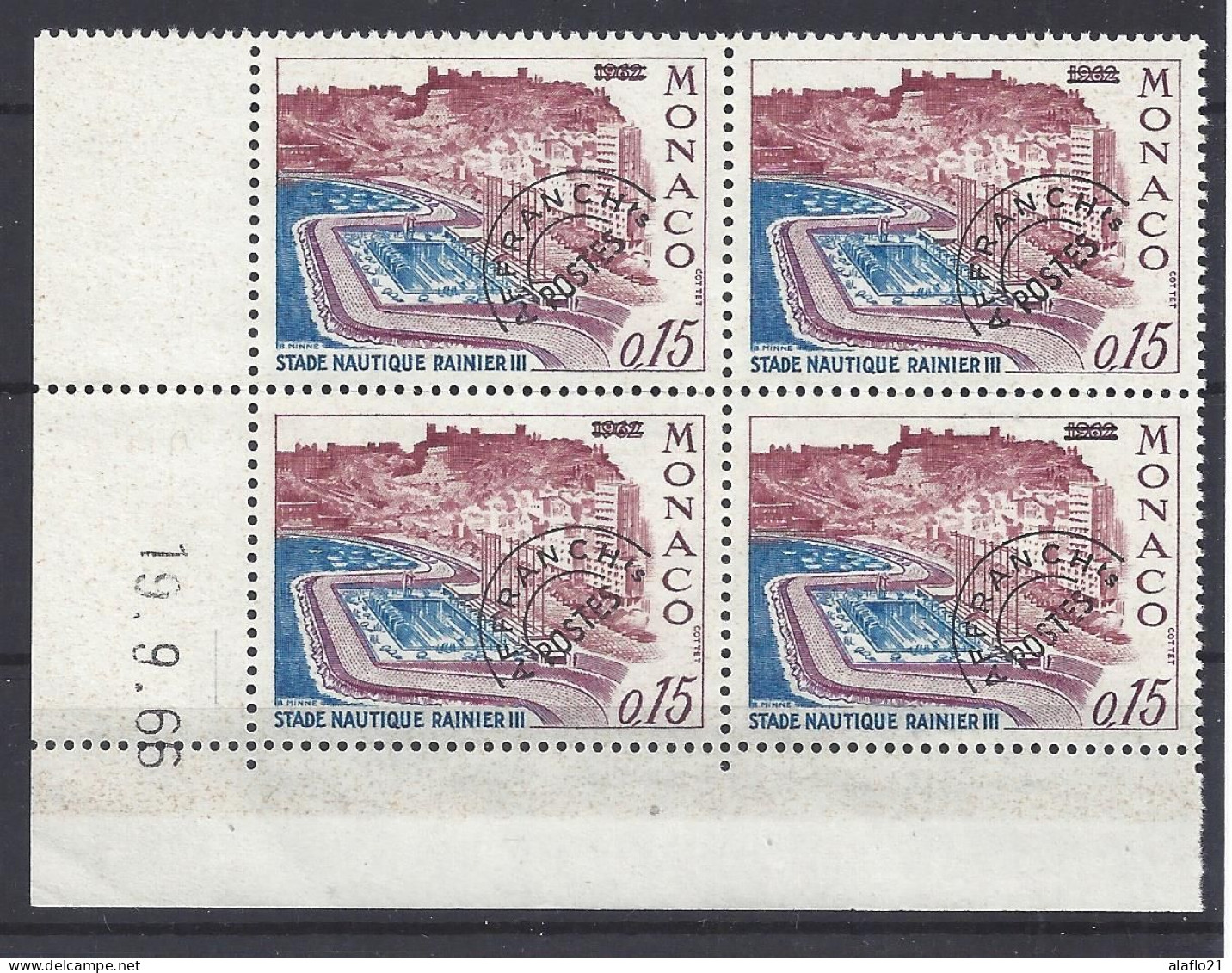 MONACO - PREO N° 24 - Bloc De 4 COIN DATE - NEUF SANS CHARNIERE - 19/9/65 - Precancels