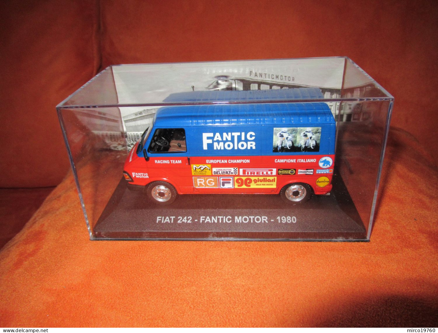 DIE CAST 1:43 - FIAT 242 - FANTIC MOTOR - 1980 - NUOVO IN TECA RIGIDA - Andere & Zonder Classificatie