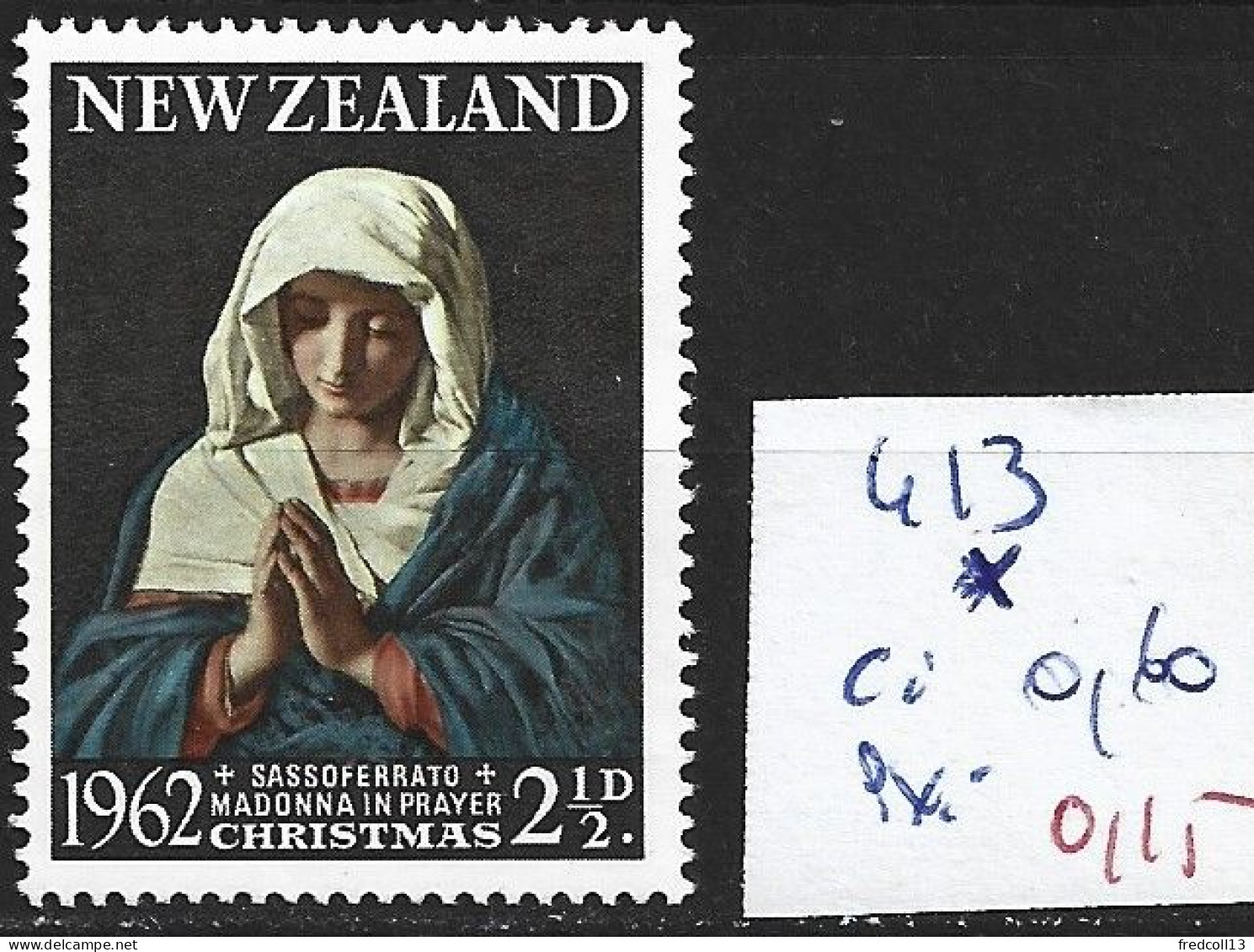 NOUVELLE-ZELANDE 413 * Côte 0.60 € - Unused Stamps