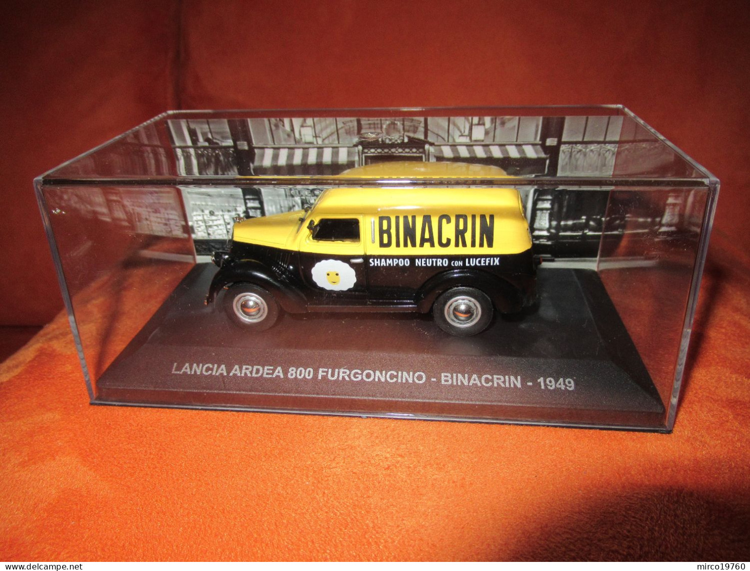 DIE CAST 1:43 - LANCIA ARDEA 800 FURGONCINO - BINACRIN - 1949 - NUOVO IN TECA RIGIDA - Other & Unclassified