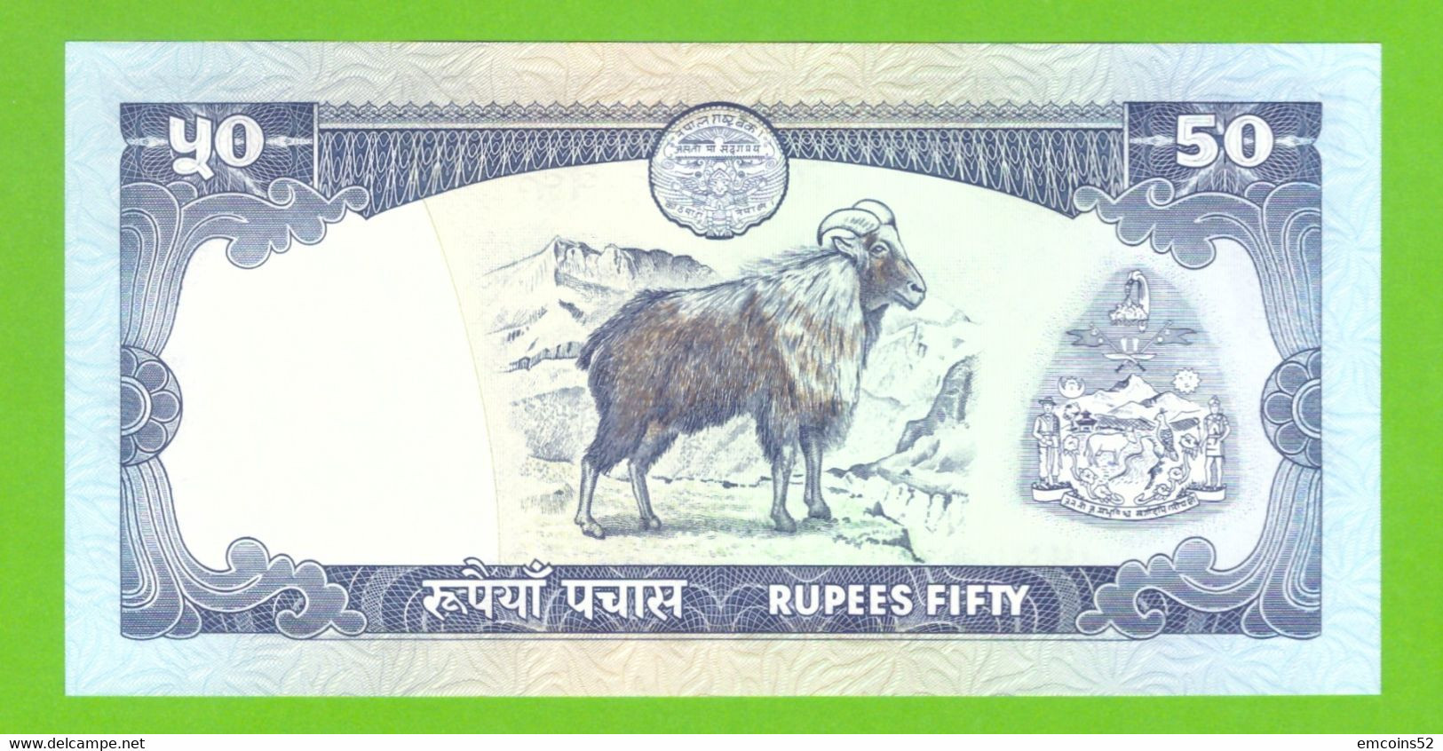 NEPAL 50 RUPEES 1990/1995  P-33b(2)  UNC - Népal