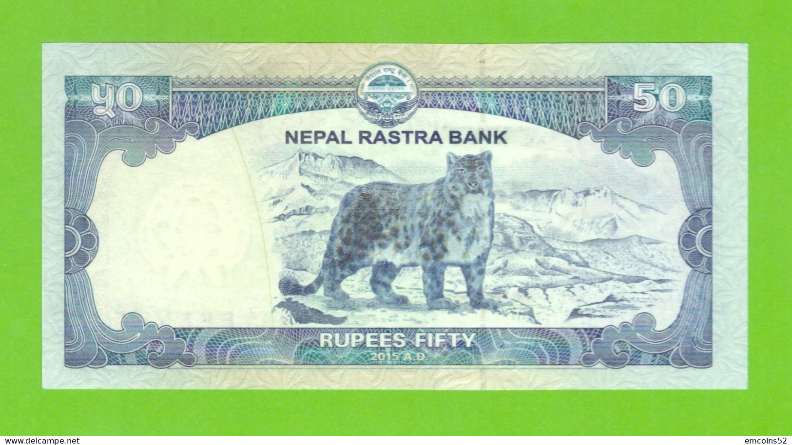 NEPAL 50 RUPEE 2015 P-79 UNC - Nepal