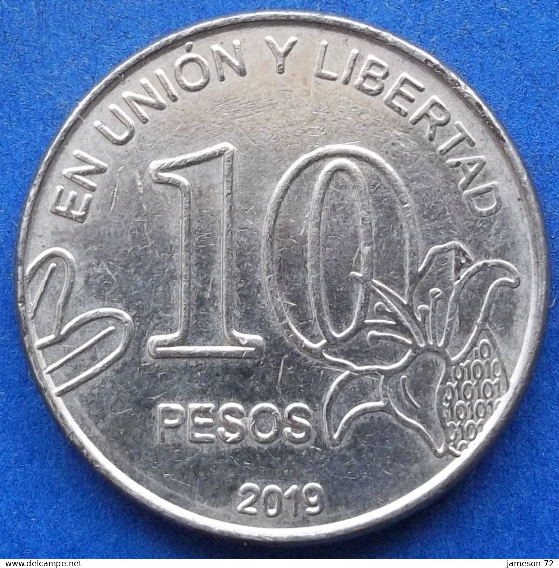 ARGENTINA - 10 Pesos 2019 "Calden" KM# 189 Monetary Reform (1992) - Edelweiss Coins - Argentinië