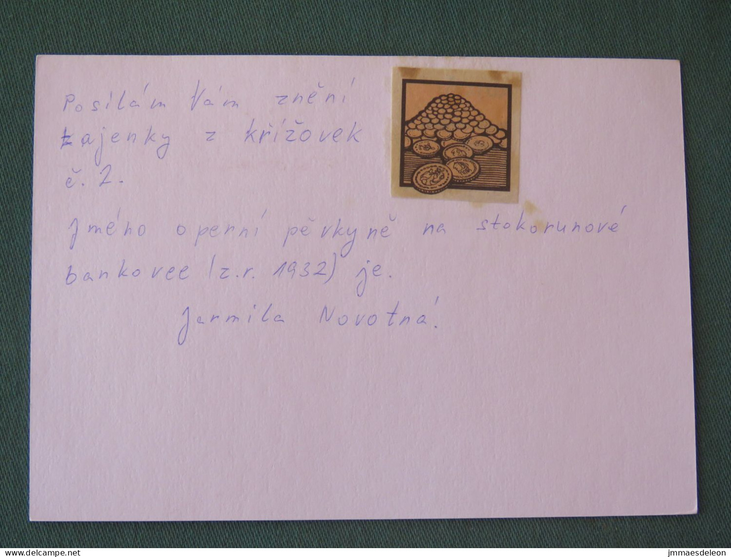 Czech Republic 2001 Stationery Postcard 5.40 Kcs Prague Sent Locally - Lettres & Documents