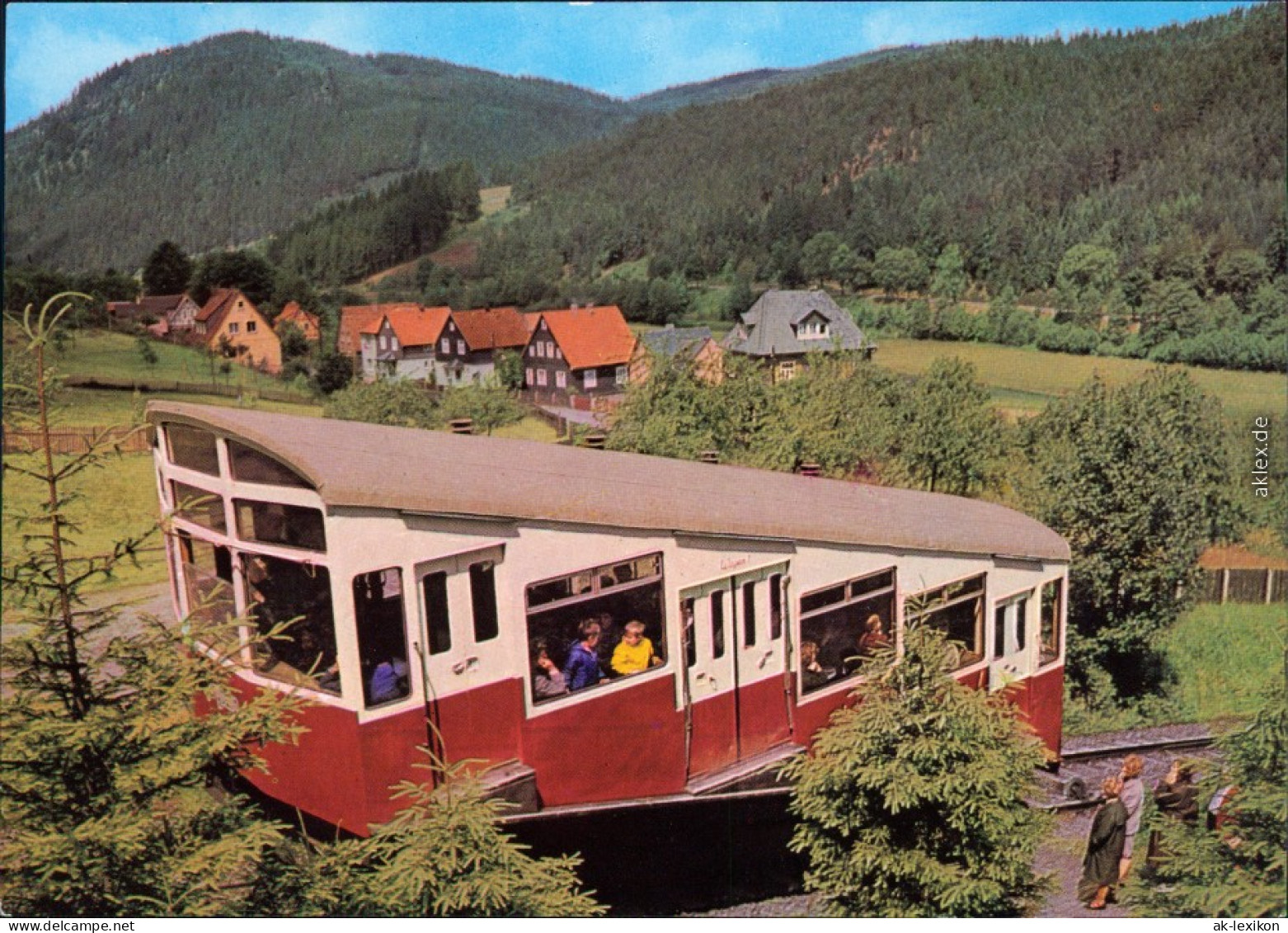 Lichtenhain Oberweißbach Oberweißbacher Bergbahn An Der Talstation 1988 - Lichtenhain