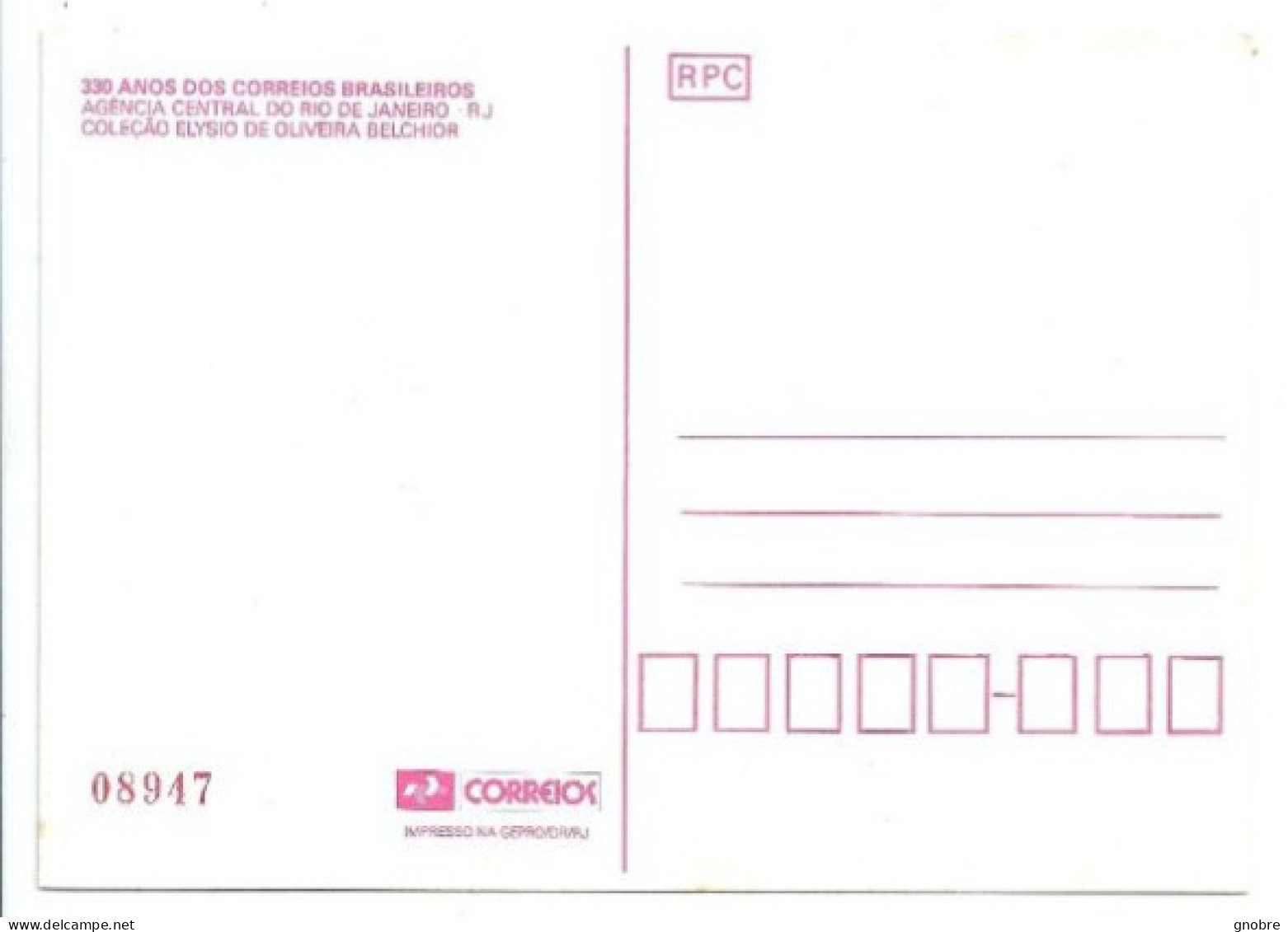 Brazil 1993 OFFICIAL MAXIMUM CARD MAX-173 - Cartes-maximum