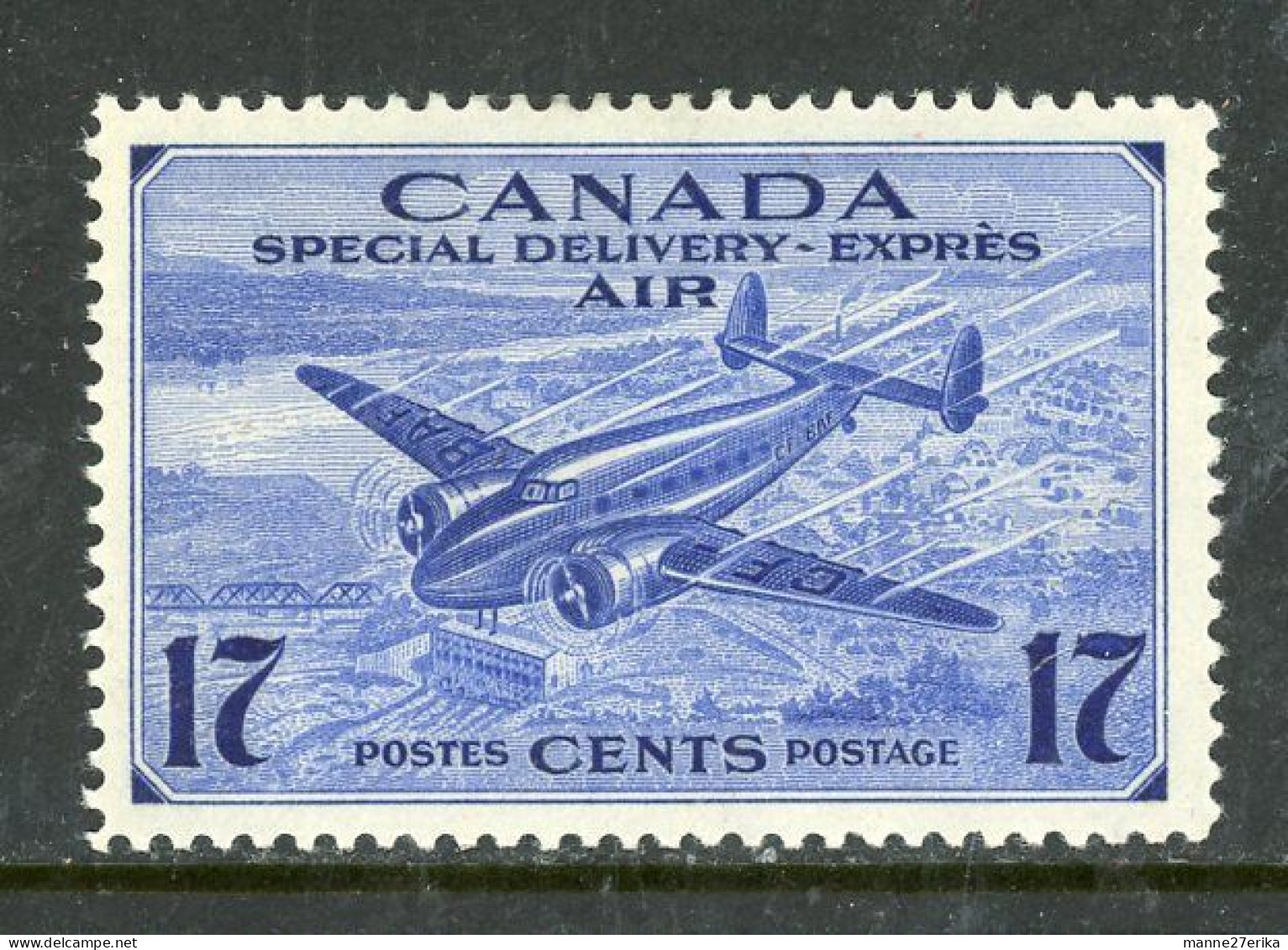 Canada 1942-43 MNH (Trans Canada Airplane And Aerial View Of A City) - Ungebraucht