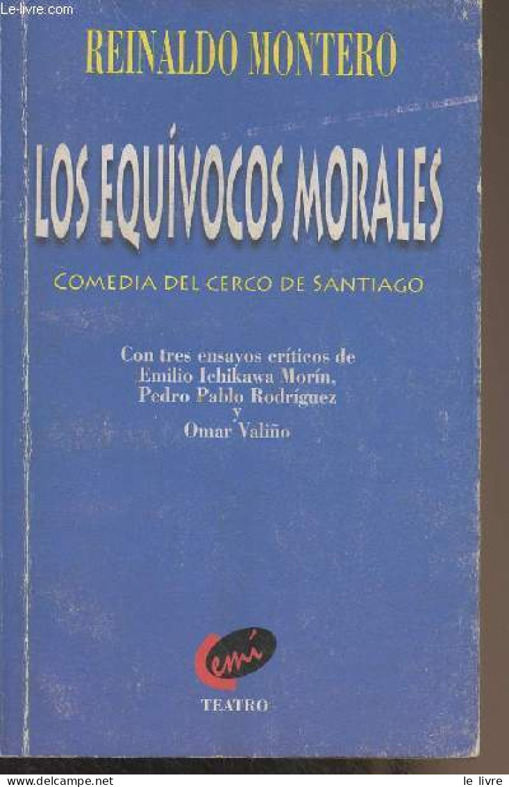 Los Equivocos Morales, Comedia Del Cerco De Santiago - Montero Reinaldo - 1998 - Cultural