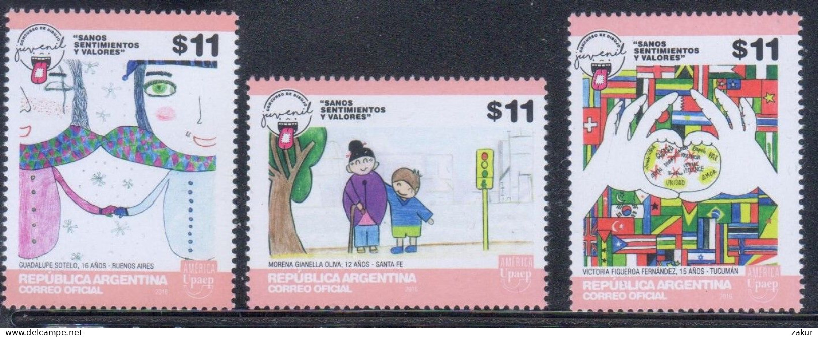 Argentina 2016 - UPAEP - Dibujo Infantil - Unused Stamps