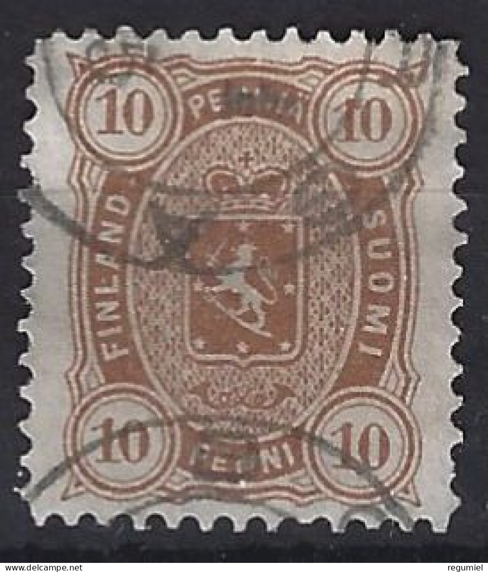 Finlandia U   15 (o) Usado.1875. Dent. 12 1/2 - Used Stamps