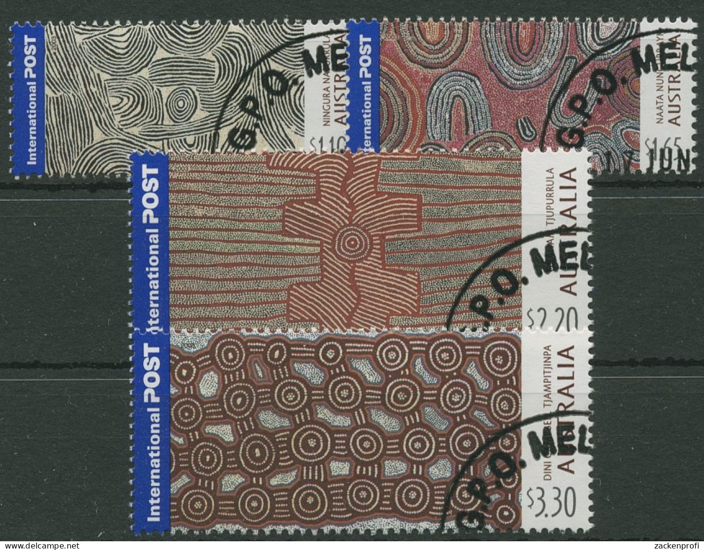 Australien 2003 Kunst Der Ureinwohner Australiens 2231/34 Gestempelt - Oblitérés