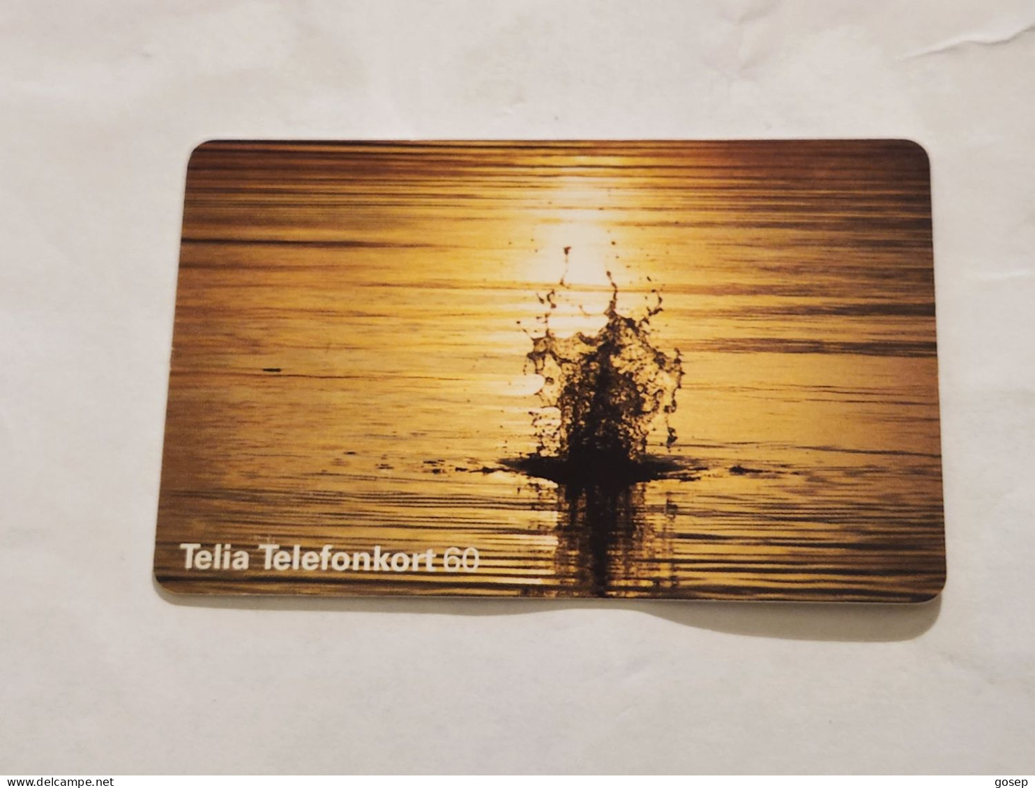 SWEDEN-(SE-TEL-060-0104A)-Splash!-Vattenplask(9)(Telefonkort 60)(tirage-100.000)(30017580)-used Card+1card Prepiad Free - Svezia