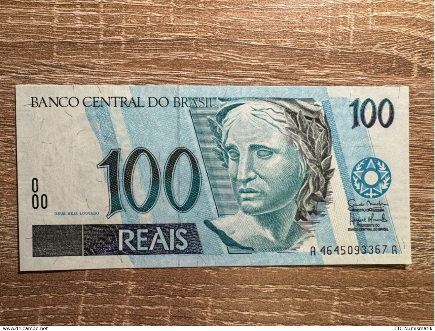 Brazil ，100 Reais，1994 ，pick 247f，Gem UNC - Brazilië