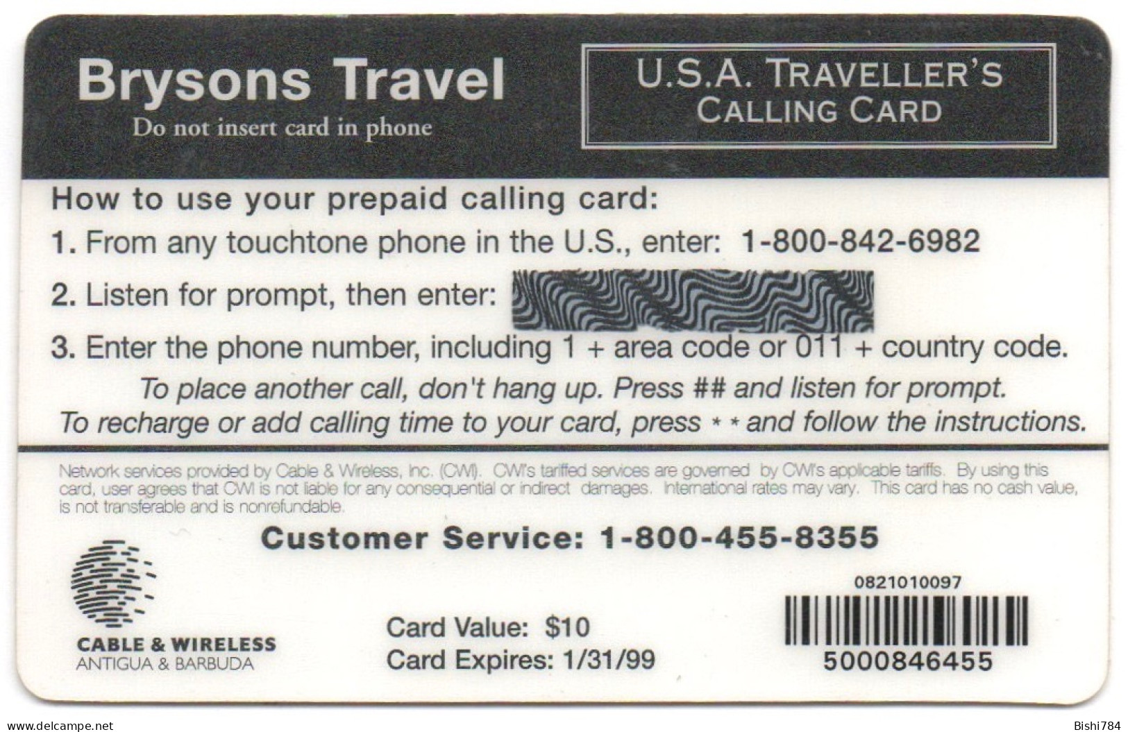 Antigua & Barbuda - Brysons Travel - 1/31/99 - Antigua Et Barbuda