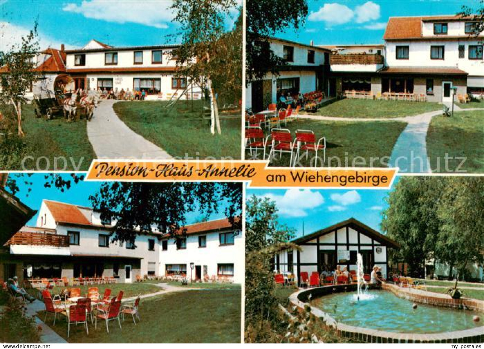 73812871 Preussisch-Oldendorf Pension Haus Annelie Garten Pool  - Getmold