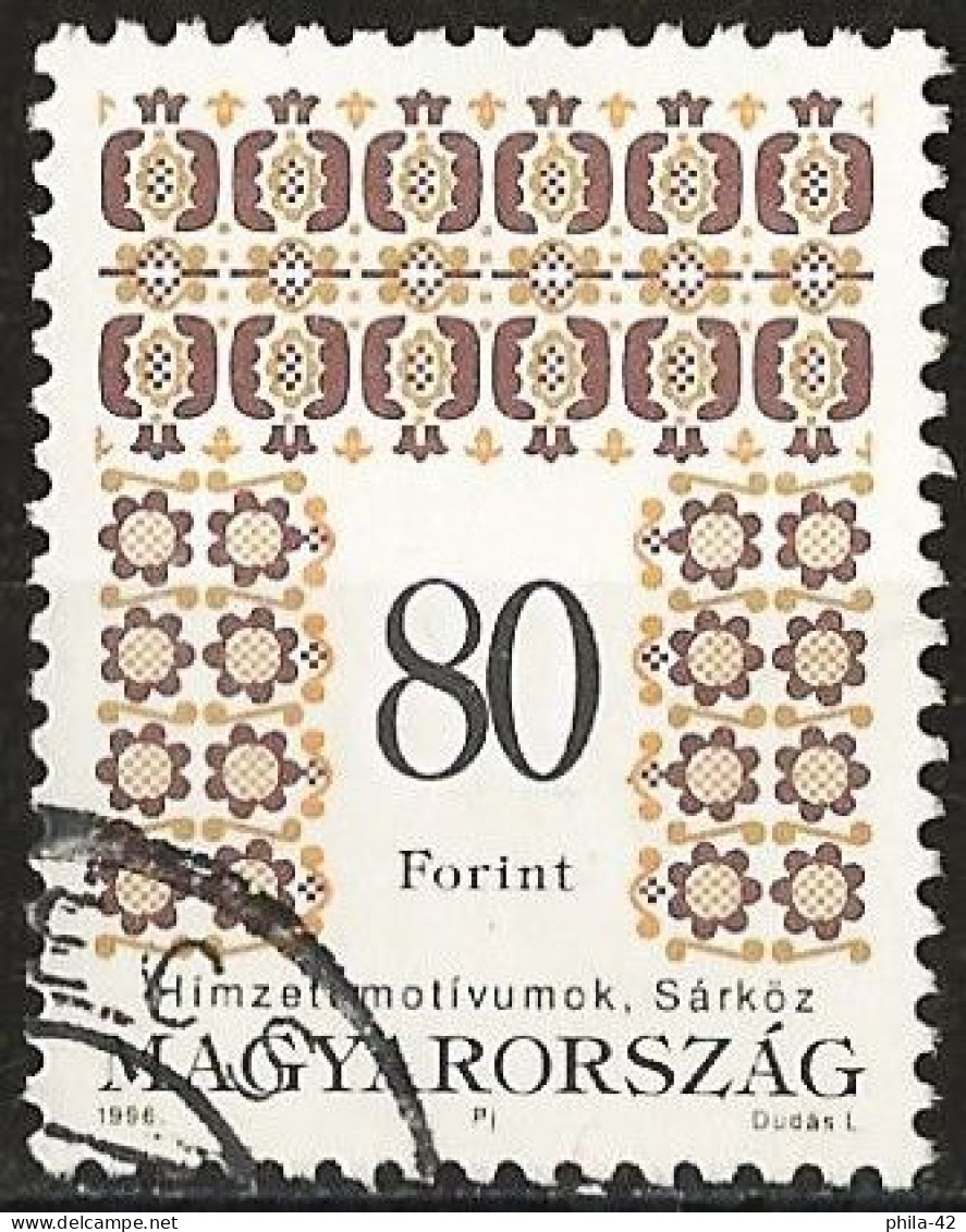 Hungary 1996 - Mi 4394 - YT 3559 ( Folk Motives ) - Gebraucht